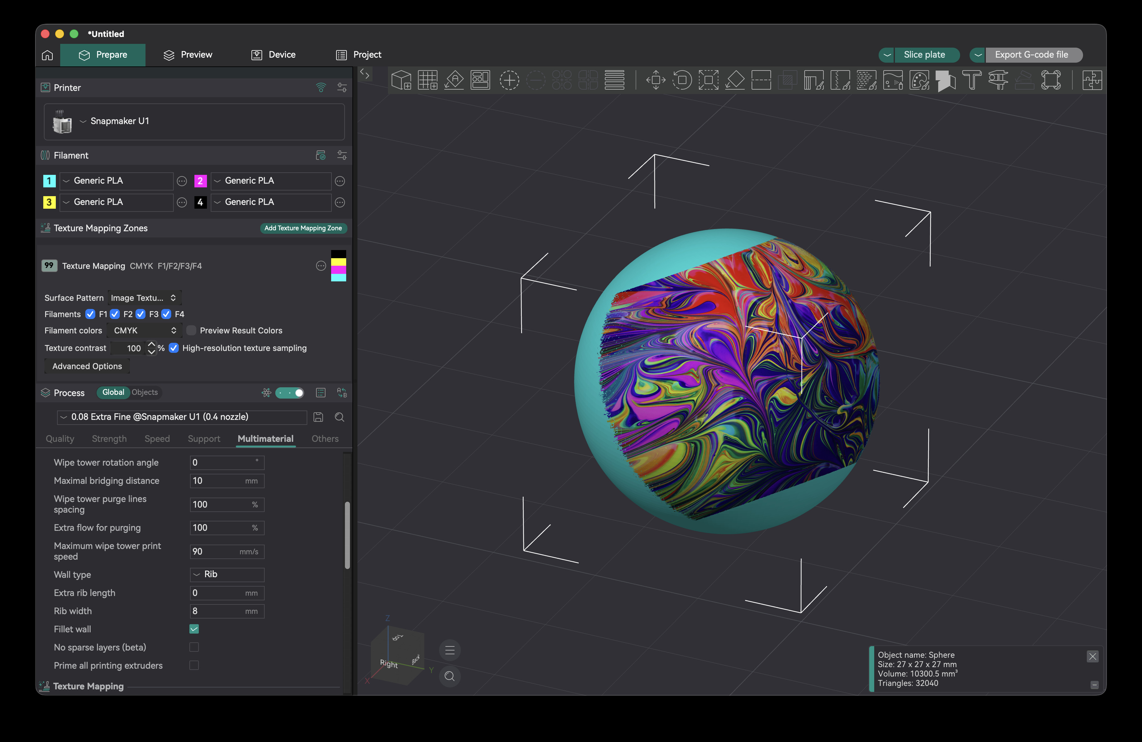 Image Projection Result